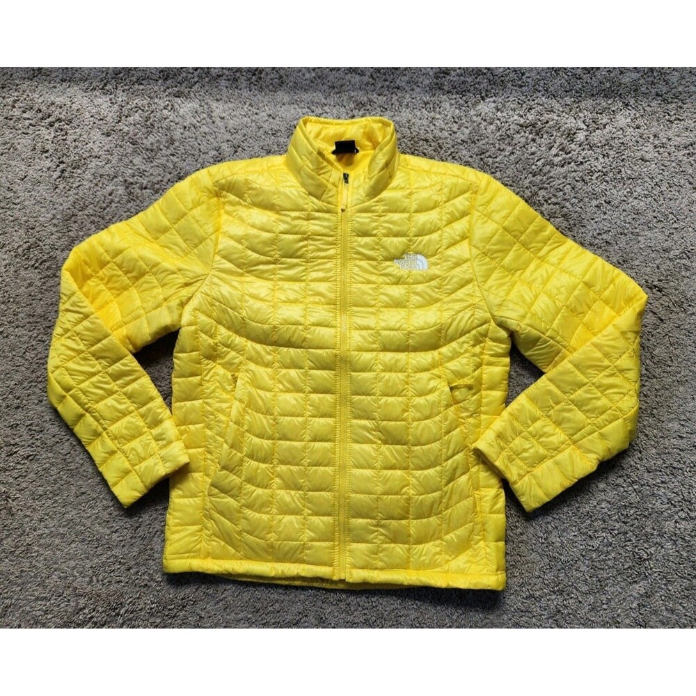 The North Face Mens M Thermoball ECO Insulated Puffer Jacket Lightning Yellow